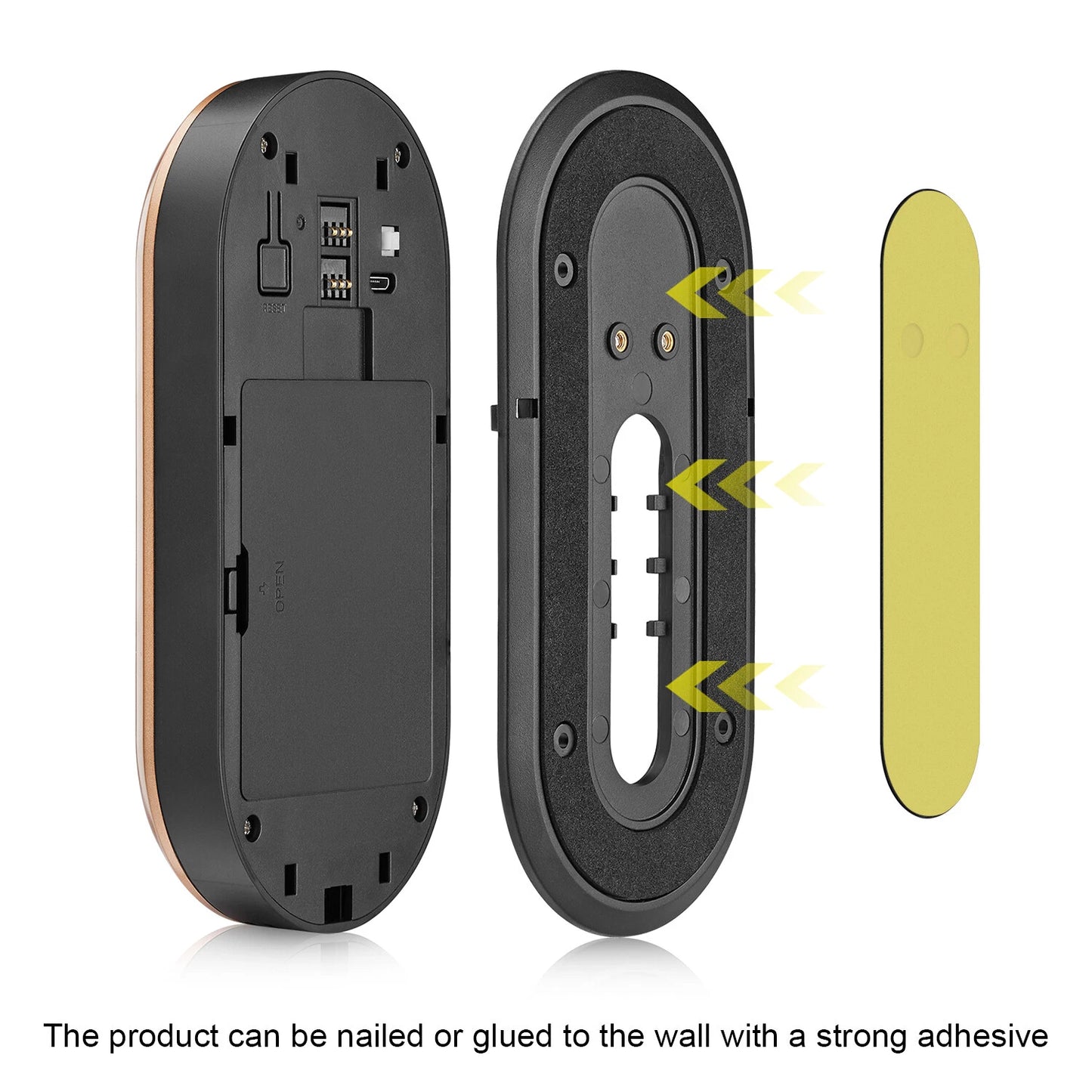 Remote home monitoring doorbell